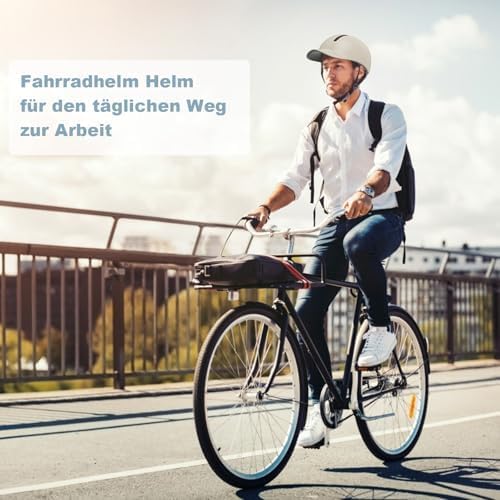 Shinmax Fahrradhelm für Damen und Herren, Einstellbarer Helm mit Visier &amp; Sonnenschutz, Leicht &amp; Bel