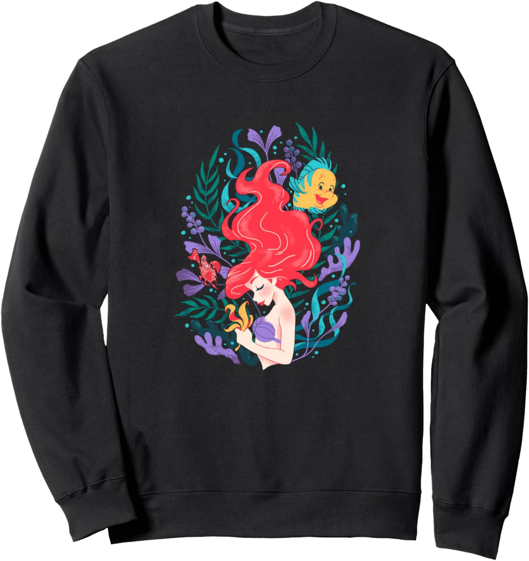 Disney The Little Mermaid Ariel Flounder And Sebastian Sweatshirt