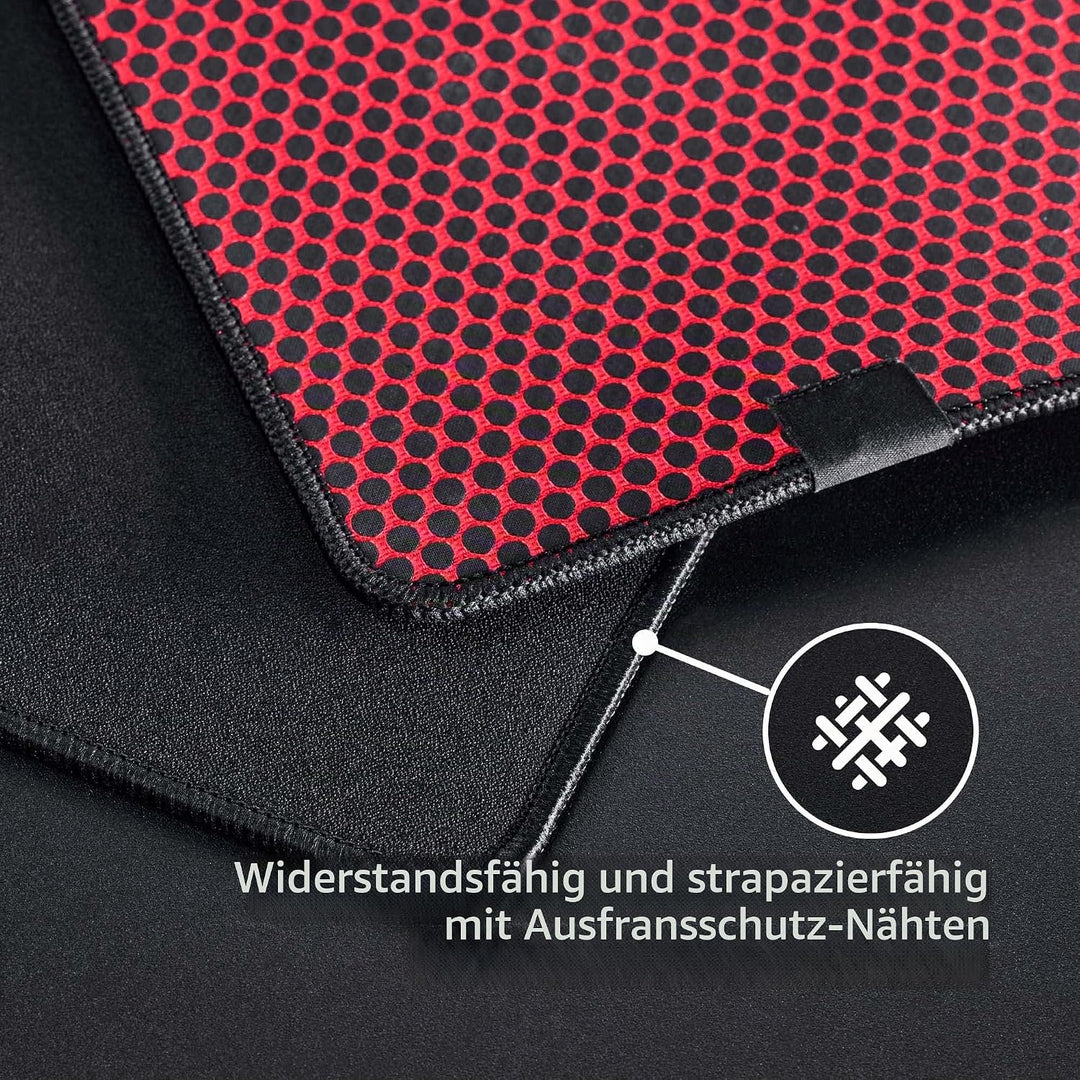 HyperX Pulsefire Mat – Gaming-Mauspad – XLarge - Präzise Stoffoberfläche - nahtlose Randverarbeitung