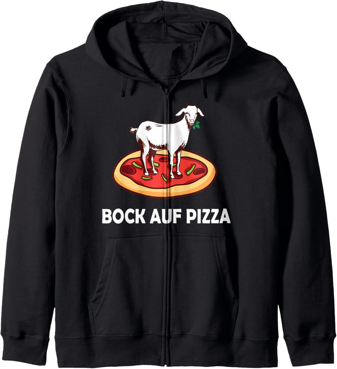 Bock Auf Pizza - Lustiges Pizza Shirt Pizza Lover Kapuzenjacke