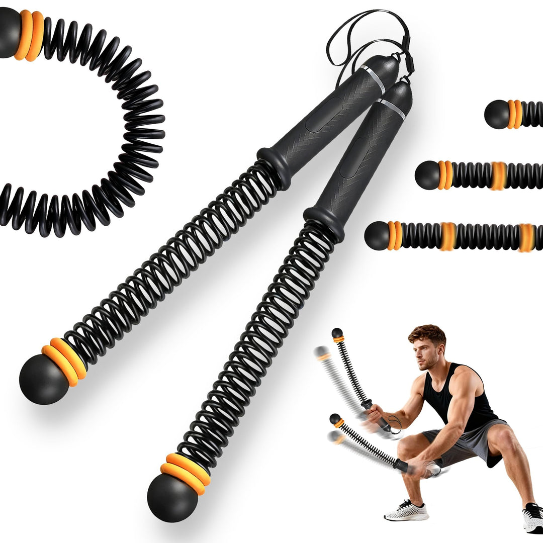 Drahtlos gewichtetes Kampfseil - Tragbarer Armtrainer für Haushalt, hohe Kraft, Seil für HIIT- und A