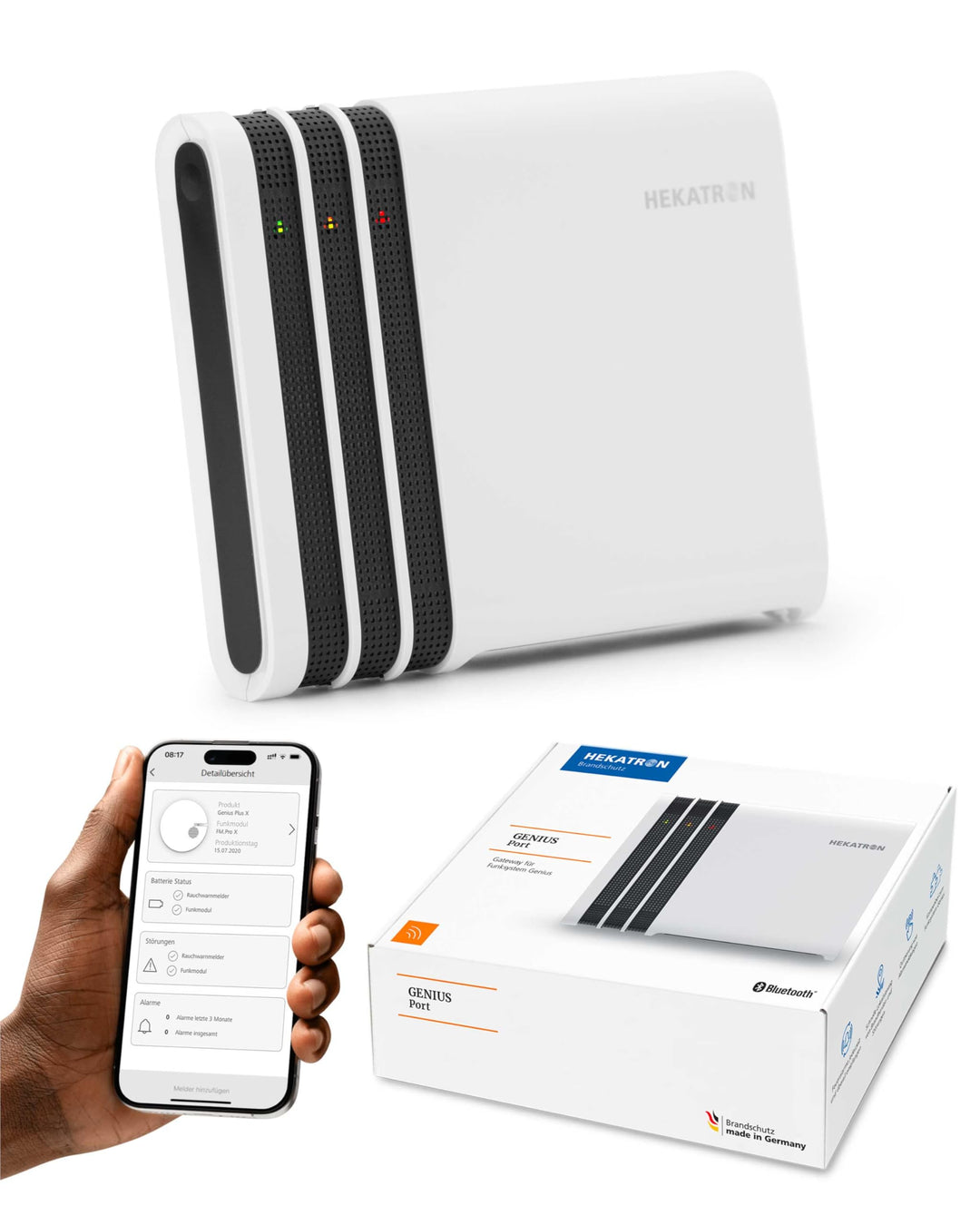 Genius Port – Funkgateway für Rauchmelder, Feueralarme jederzeit und überall