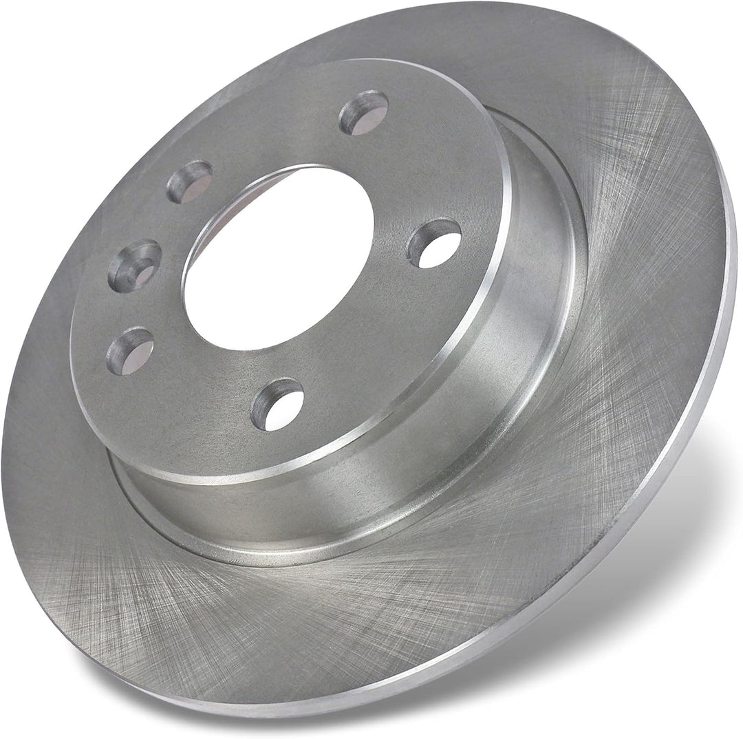 Bremsenset Hinterachse inkl. Bremsscheiben Ø 268 mm Voll + Bremsbeläge Hinten + Verschleisskontakt,