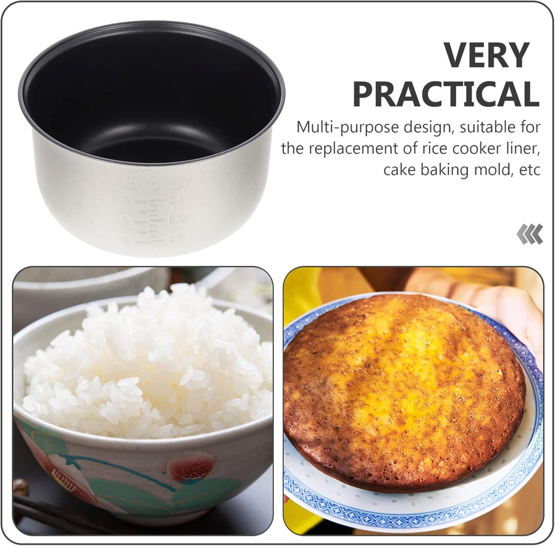 UPKOCH Reiskocher Ersetzen Liner Reiskocher Innentopf Antihaft-Reiskocher Topf Reiskocher Ersatz Inn