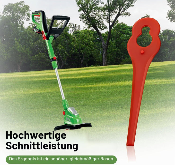 100 Stück Ersatzmesser Kompatibel mit Florabest LIDL FRTA 20A1 FAT18B2 FAT18B3,Kunststoffmesser Komp