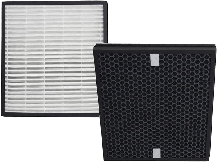Trade-Shop Ersatz für 2x HEPA-Filter + 2x Aktivkohle-Filter AC4158/00 kompatibel mit Philips AC4080/