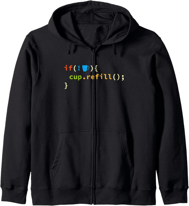 Developer Computer Scientist Geek Coder Nerd Script Syntax Kapuzenjacke