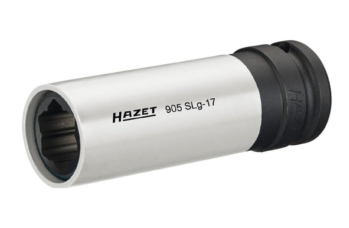 HAZET Steckschlüssel-Einsatz 905SLG-17 I Antrieb: Vierkant und Hybrid Sonderprofil Abtrieb für Kfz u