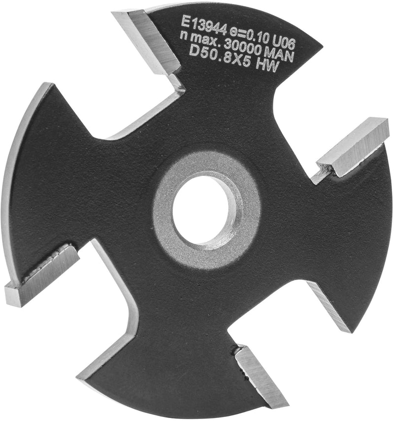 ENT 13944 Scheibennutfräser HW, Schaft (S) 8 mm, Durchmesser (D) 50,8 mm, NL 5 mm, Z4 D=50,8 / NL=5,