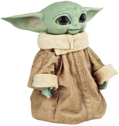 Hasbro F2849 Star Wars Galactic Snackinâ€™ Grogu 23,5 cm groÃŸe elektronische Figur mit über 40 Soun