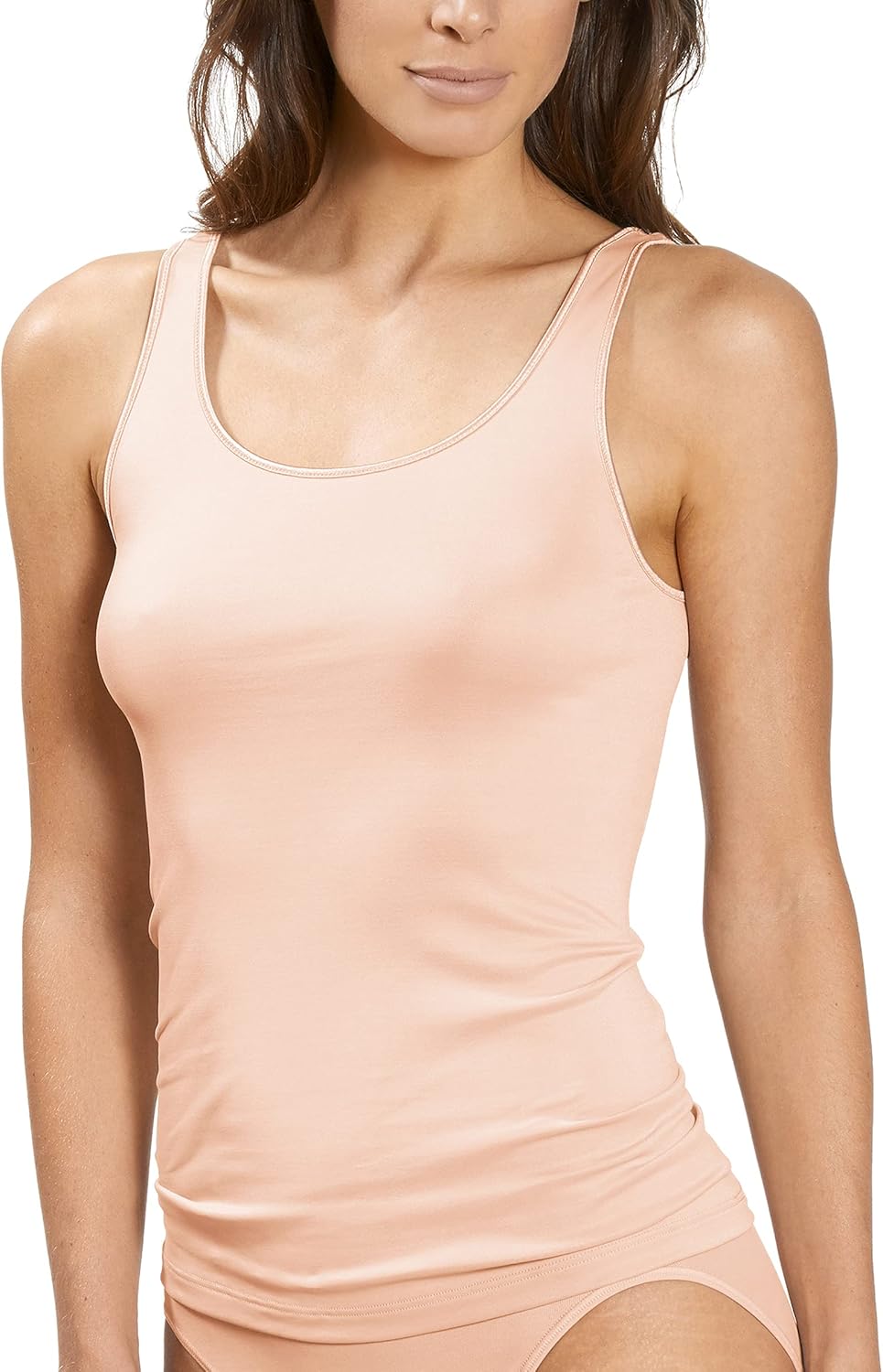 Mey Tagwäsche Serie Emotion Damen Tops breiter Träger 55204 4XL Cream Tan, 4XL Cream Tan