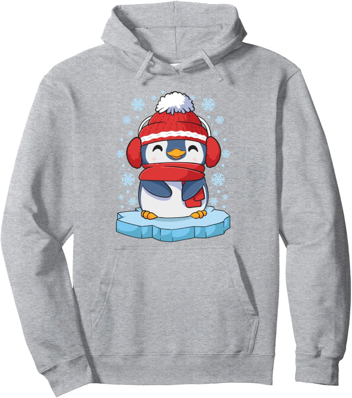 Süsser Winter Pinguin Weihnachten Pullover Hoodie