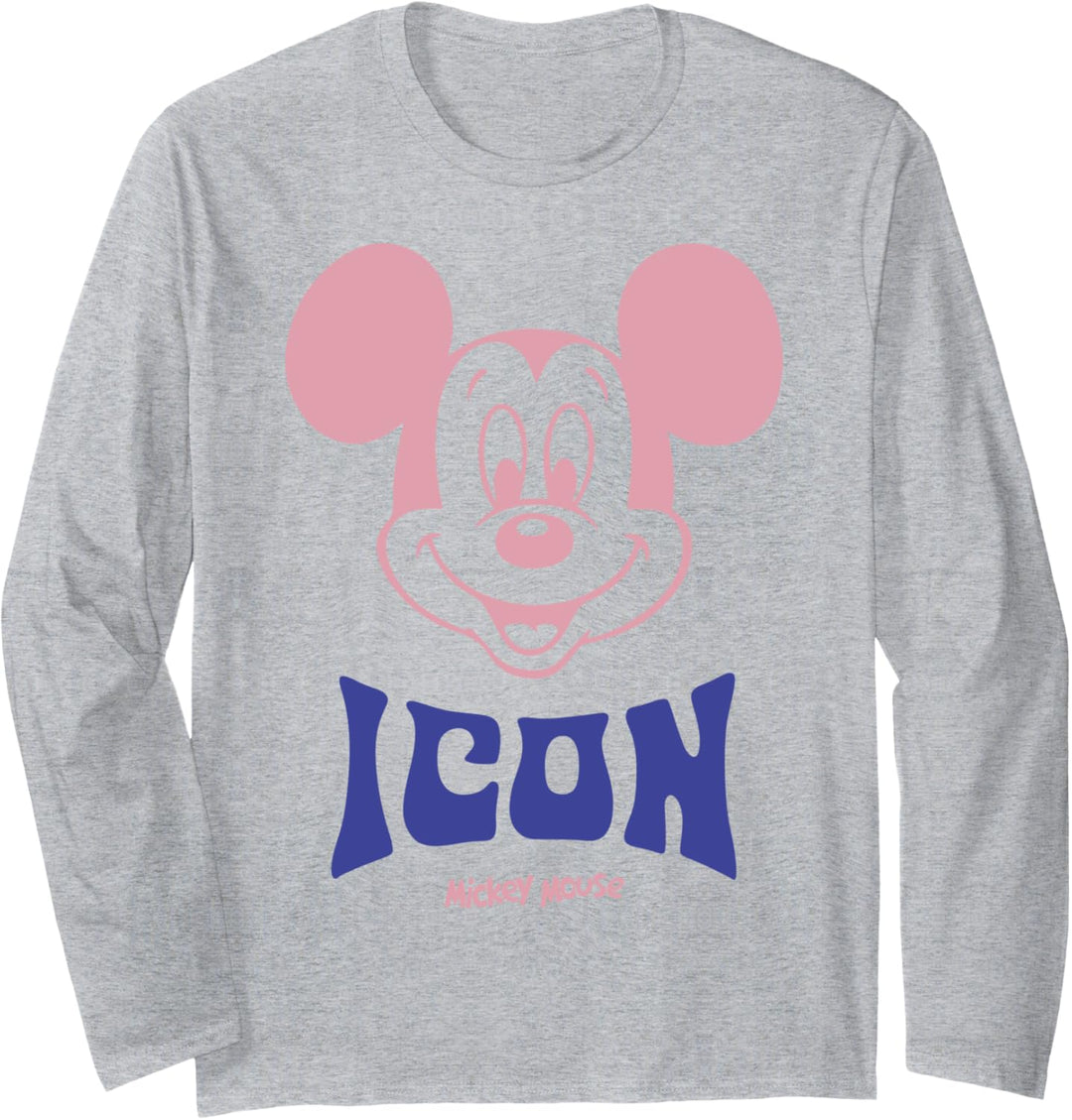 Disney Mickey And Friends Mickey Mouse Icon Langarmshirt