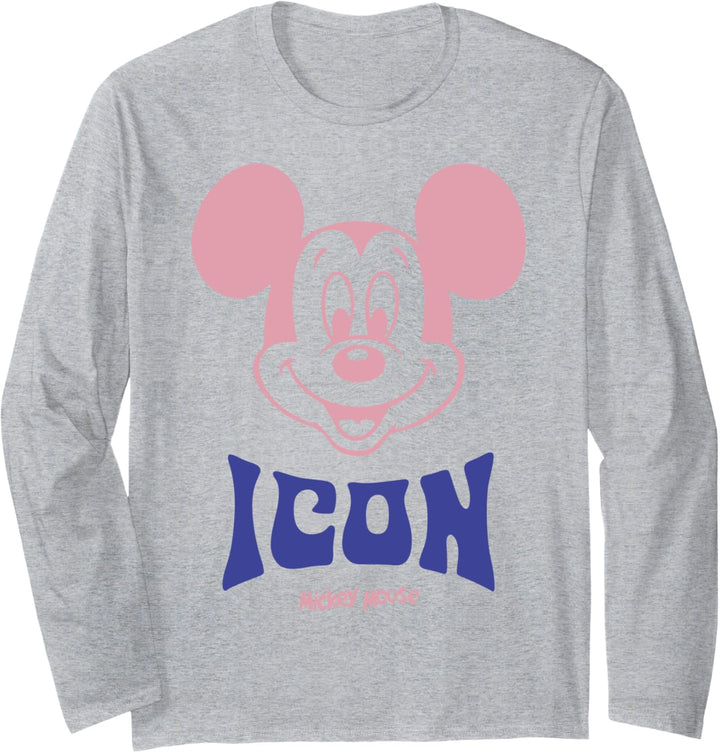 Disney Mickey And Friends Mickey Mouse Icon Langarmshirt