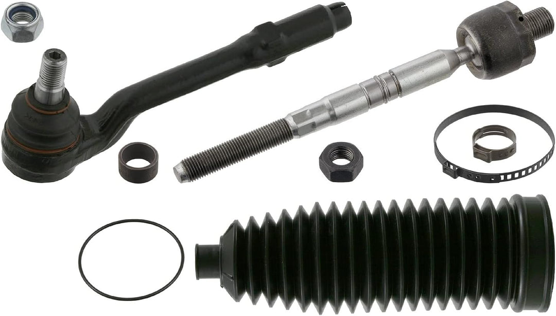 febi bilstein 40523 Spurstange mit Endstück, Manschette und Anbaumaterial , 1 Stück