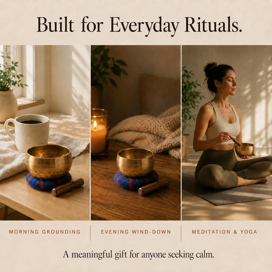 Ohm Store - Tibetanische Meditation und Yoga - Klangschalen-Set Original, Original