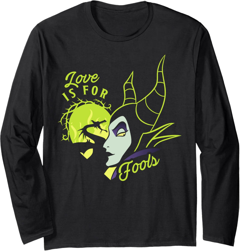 Disney Villains Valentinstag Maleficent Love Is For Fools Langarmshirt