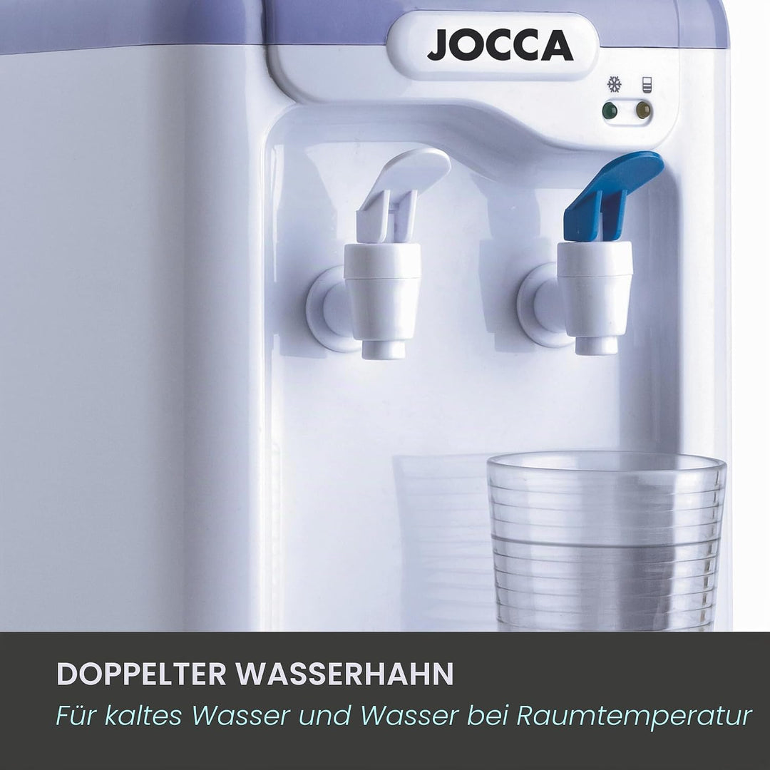 Jocca 1102 Wasserspender mit Tank, Weiss und Lila, 23x23x47,5 cm Blanco Y