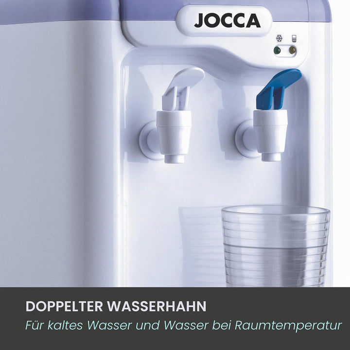 Jocca 1102 Wasserspender mit Tank, Weiss und Lila, 23x23x47,5 cm Blanco Y