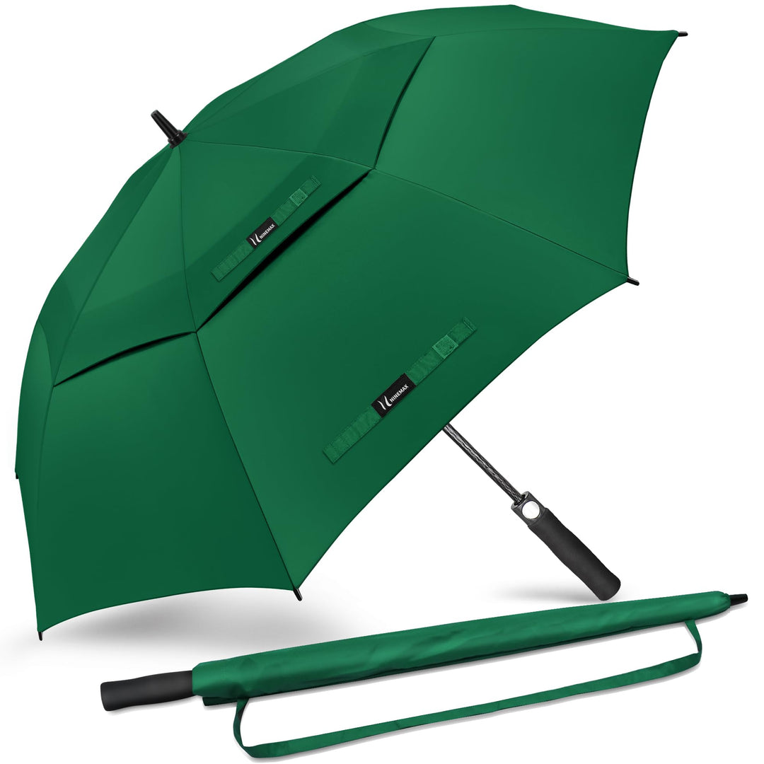 NINEMAX Golf Regenschirm Gross Sturmfest XL/XXL,Grosser Regenschirm Sturmfest | Stabil Golfschirm Gr
