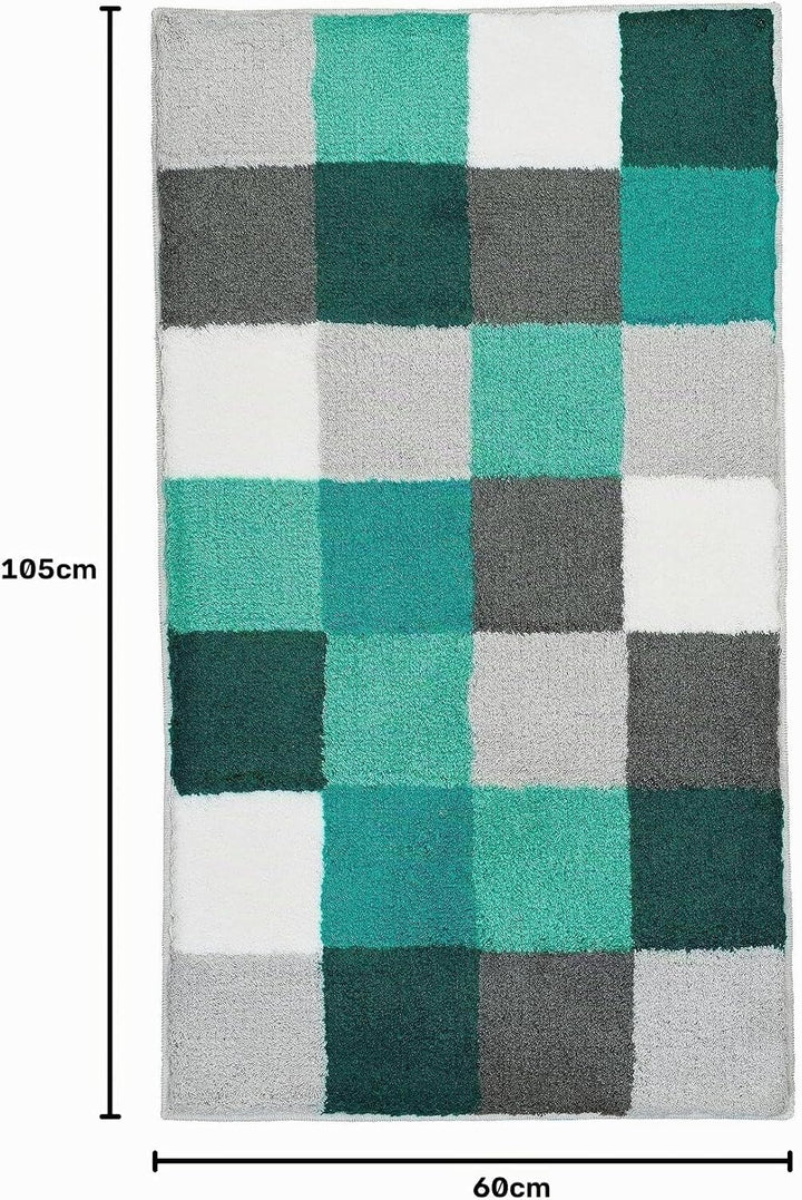 Kleine Wolke 5426675382 Badteppich Caro, 60 x 105 cm, Petrol, 4004478230545 Petrol 60 x 105 cm, Petr