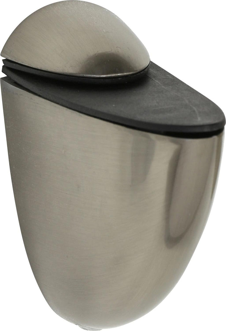 ib style® Glasregal HALBRUND 8mm |inkl. Clip CLASSICO Edelstahloptik | 2 Dekore |KLAR |60 x 15 cm 8m