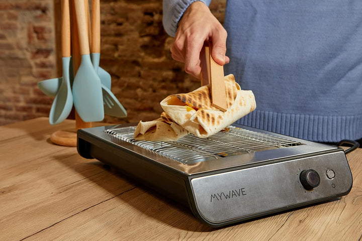 My Wave - Flachtoaster - Für Brot und Backwaren - Flachbett Toaster mit 900W Leistung - Einstellbare