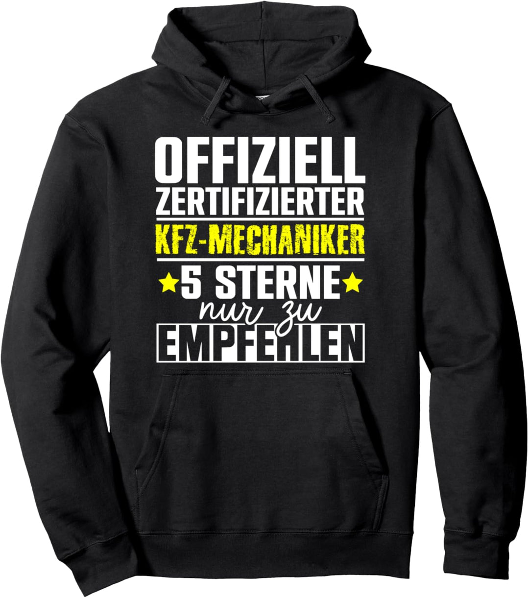 Offiziell Zertifizierter Kfz-mechaniker Handwerker Pullover Hoodie