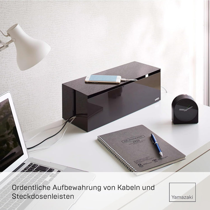 Cable Box Web - brown/black Dunkelbraun, Dunkelbraun