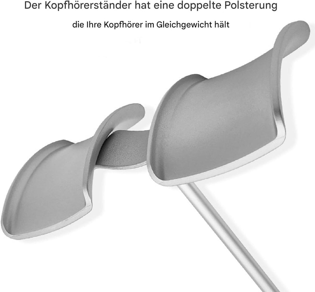 Headphone Stand, Aluminum Headphone Holder, Headphones Storage Rack, Desk Headset Holder, Headphone