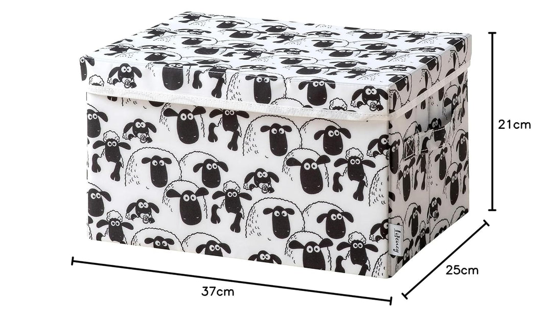 meets Shaun das Schaf Aufbewahrungsbox mit Deckel für Kinder – Box mit dem kultigen Schaf zum Versta
