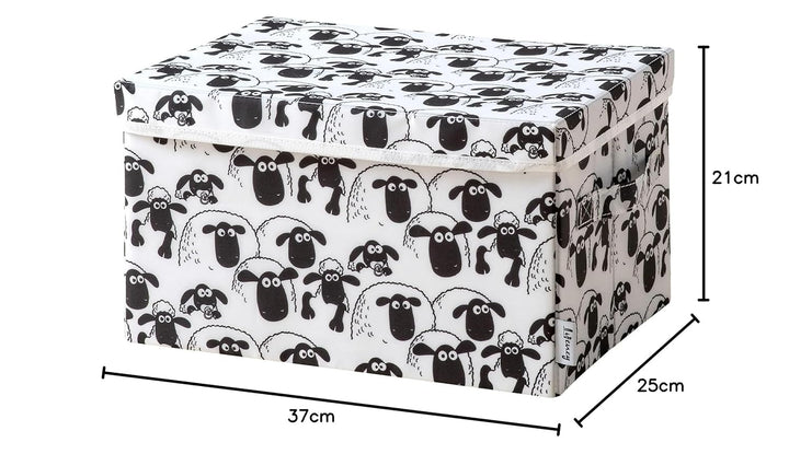meets Shaun das Schaf Aufbewahrungsbox mit Deckel für Kinder – Box mit dem kultigen Schaf zum Versta