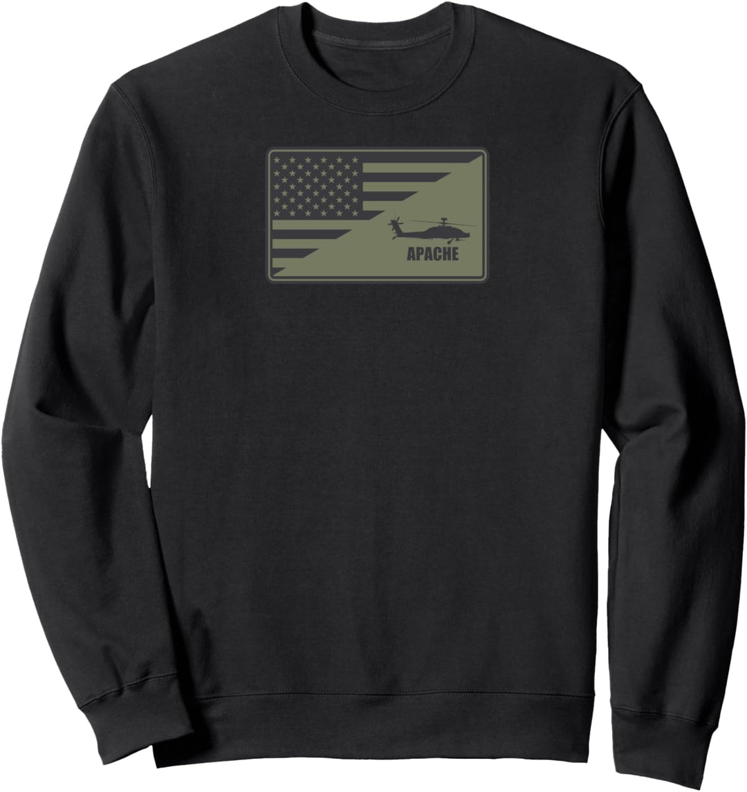 AH-64 Apache Patch (gedämpft) Sweatshirt