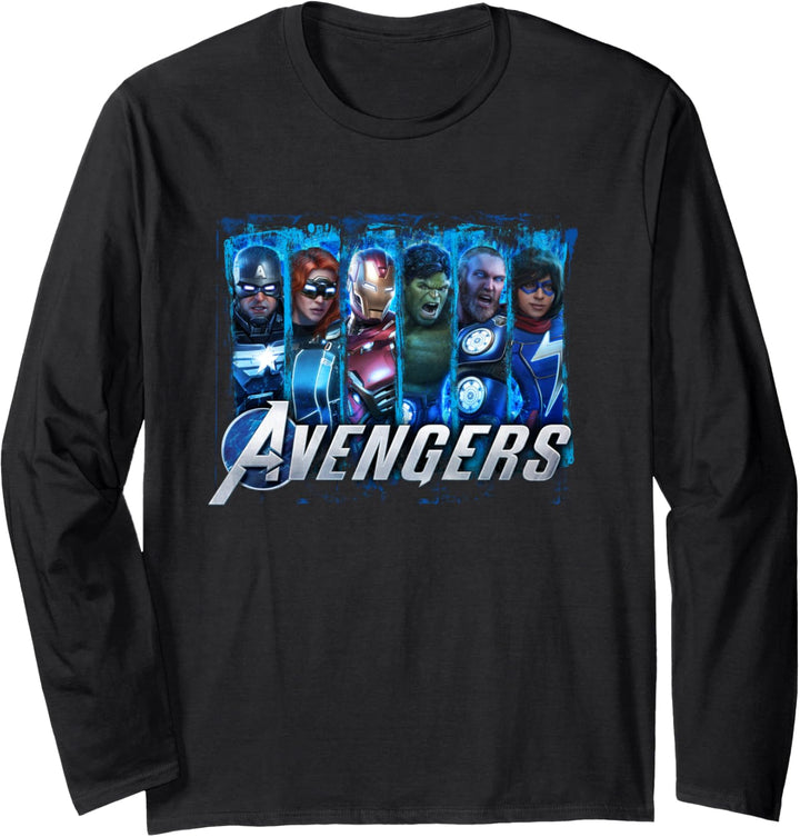 Marvel Avengers Game Team Langarmshirt