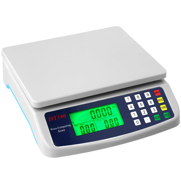 QWORK® Elektronische Küchenwaage 40 kg, digitale küchenwaage mit LCD-Display, Batterien nicht enthal