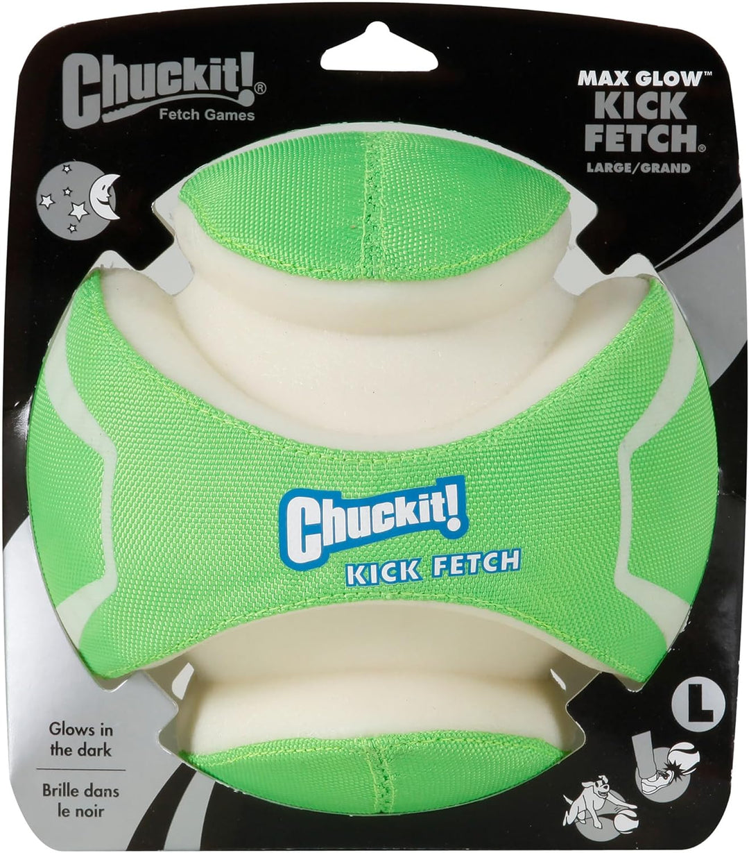 Chuckit! CH32300 Kick Fetch Max Glow Klein Grün Small, Grün Small