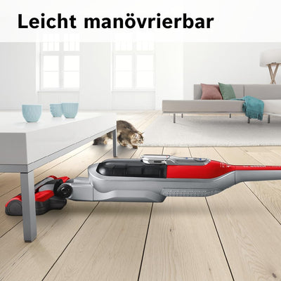 Bosch Akku-Staubsauger Athlet Zoo'o BCH6ZOOO, Tierhaar-Staubsauger, beutellos, ideal für Tierhaare,