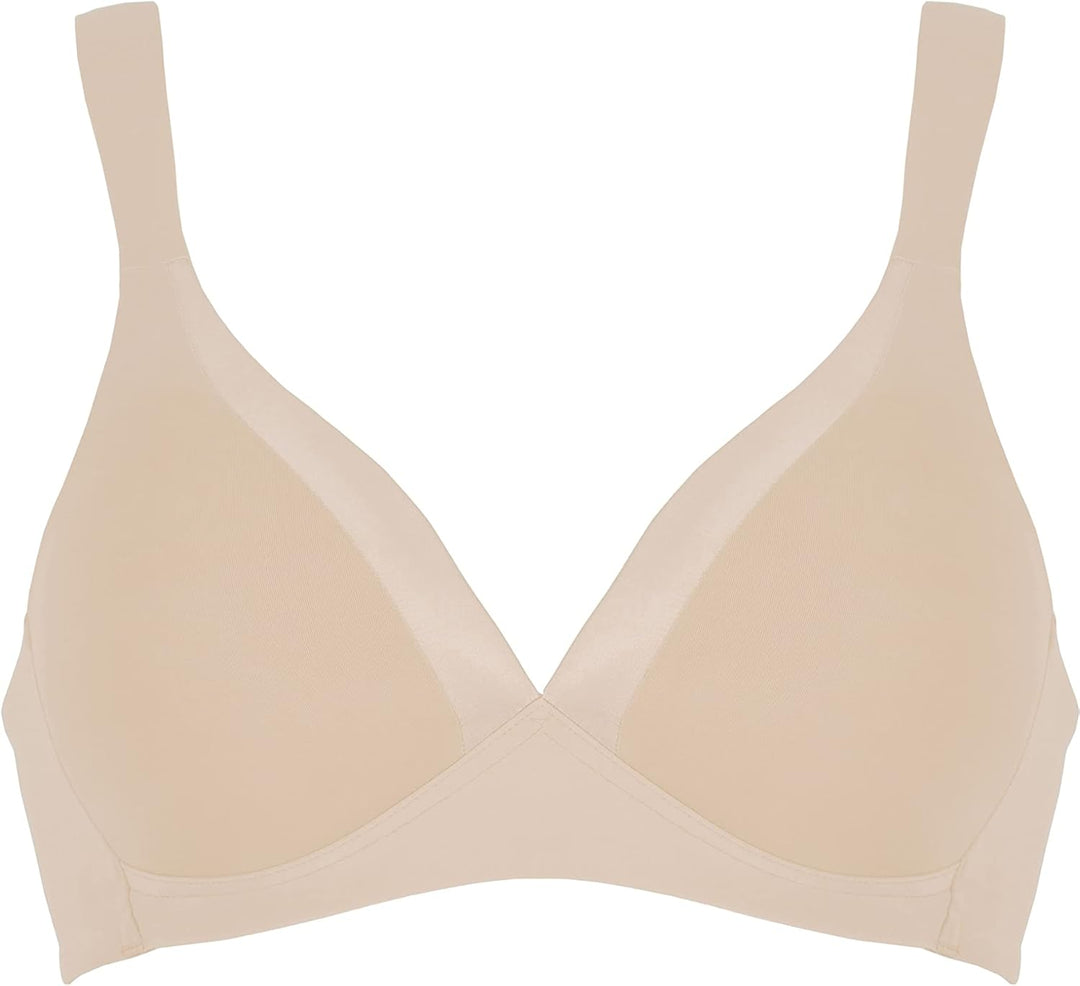 Naturana BH Damen ohne Bügel Cup A-D 100% Angenehm Dank extra Softer Schalen I BH ohne Bügel mit nah