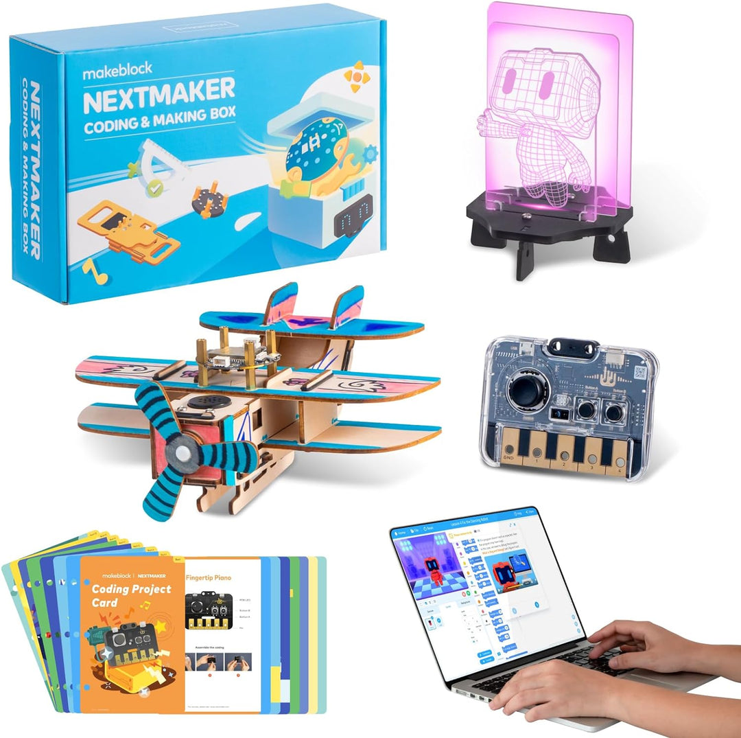 Makeblock NextMaker STEM Spielzeug (Kasten 1-3), Pädagogisches Kodierspielzeug Kit, Science Kit für