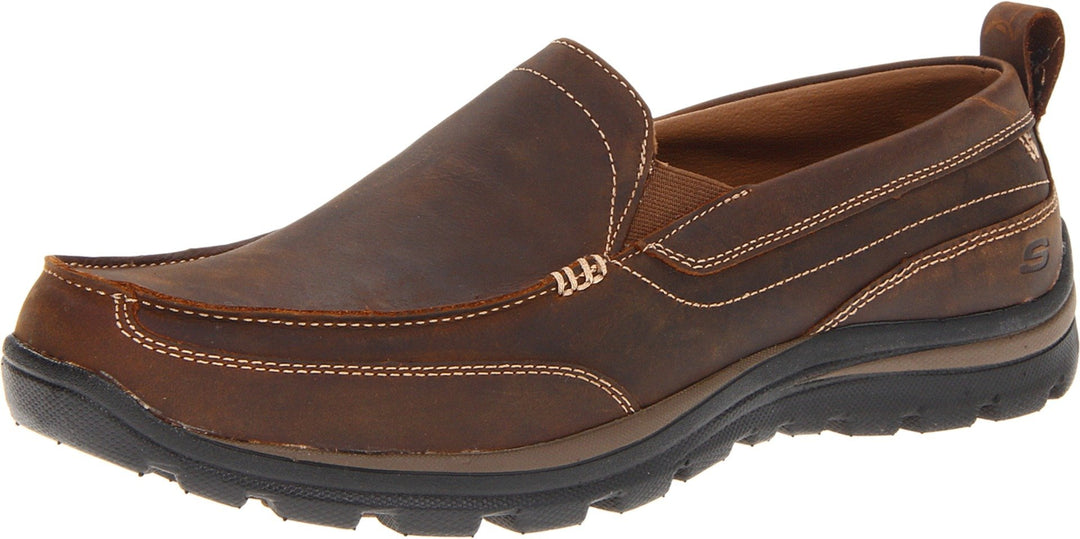 Skechers Herren X WeitSlipper 39.5 EU Dunkelbraun, 39.5 EU Dunkelbraun