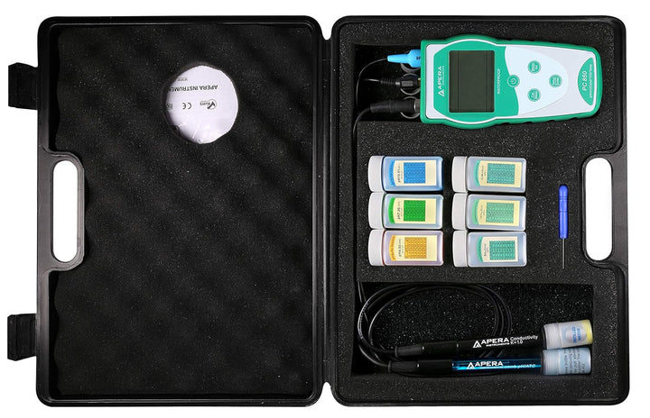 Apera Instruments PC850 tragbare pH-/Leitfähigkeits-/TDS-Messgerät