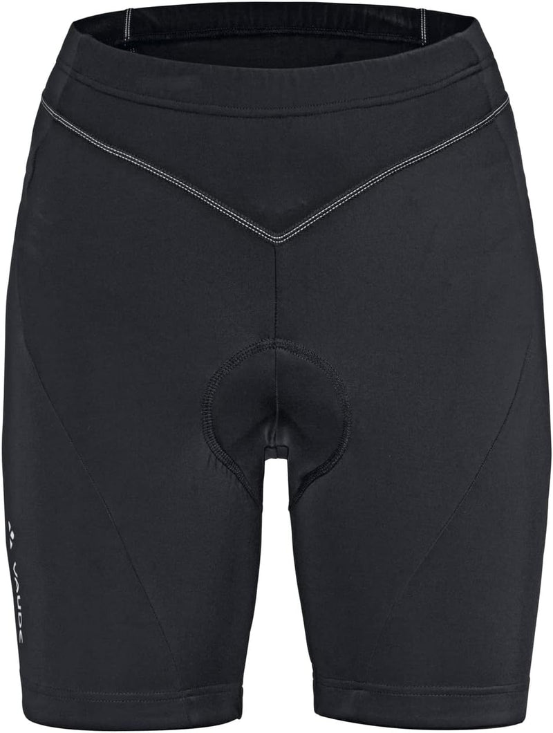 VAUDE Active - Fahrradhose Damen gepolstert - Radlerhose 44 Black Uni, 44 Black Uni