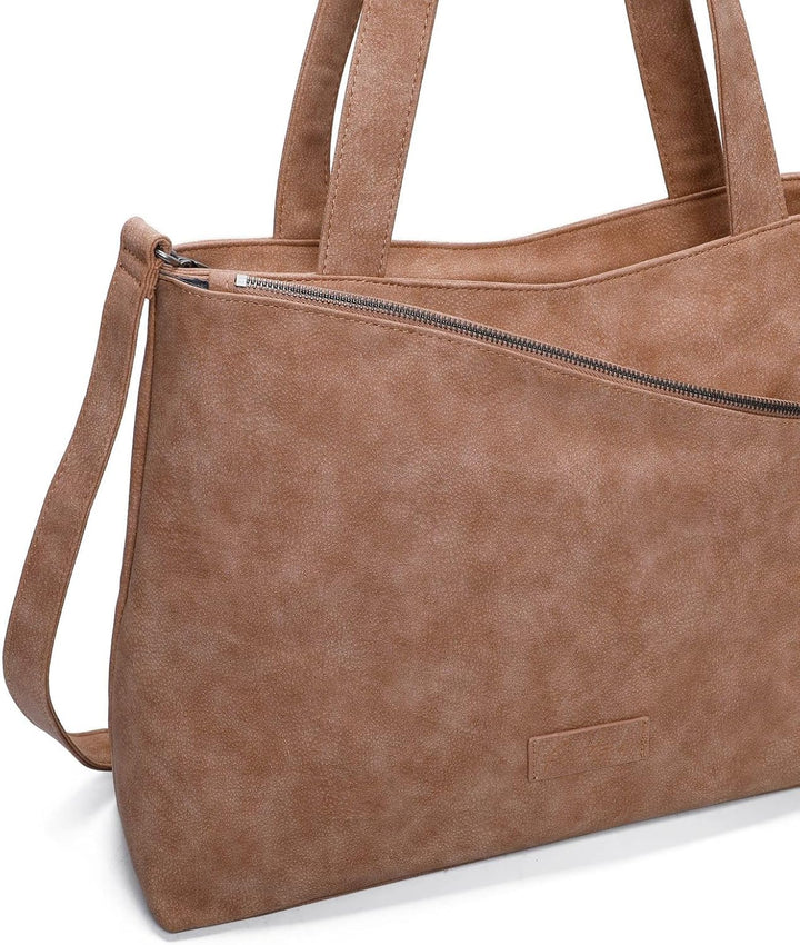 Fritzi aus Preussen Damen Twin04 Sofy 55 Cognac Shopper, One Size