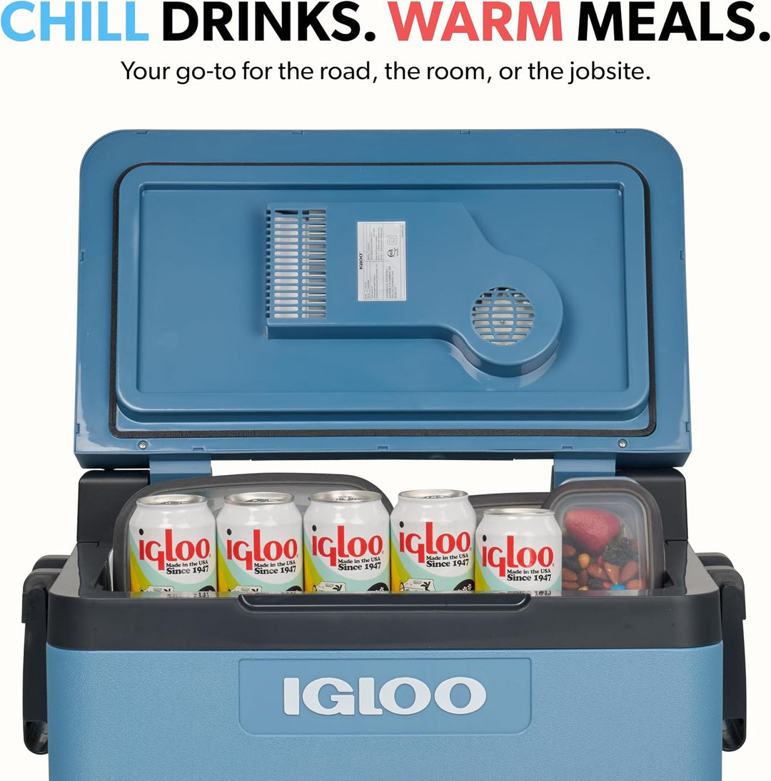 IGLOO IP42C Passiv‑Kühlbox 42l eisblau – robuste Thermobox für Camping 44 L Blau, 44 L Blau