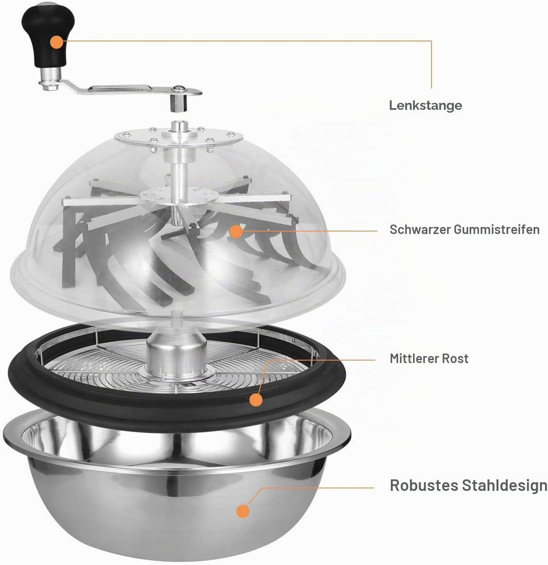 Mi hogar 19 Zoll Blatt Bowl Trimmer Maschine Twisted Spin Cut für Pflanze Knospe und Blume mit verbe