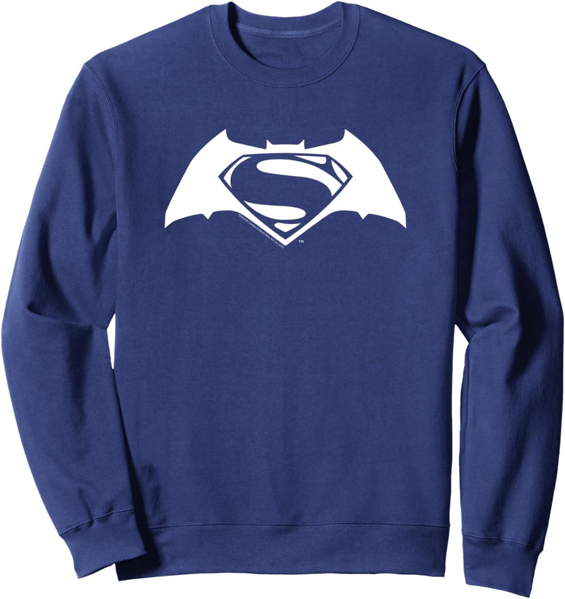 Batman v Superman Simple White Logo Sweatshirt