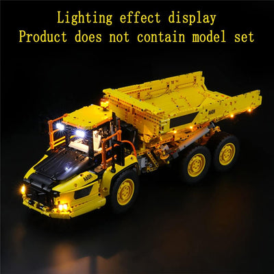 GEAMENT LED Licht-Set Kompatibel mit Lego Knickgelenkter Volvo-Dumper (6x6) (6X6 Volvo Articulated H