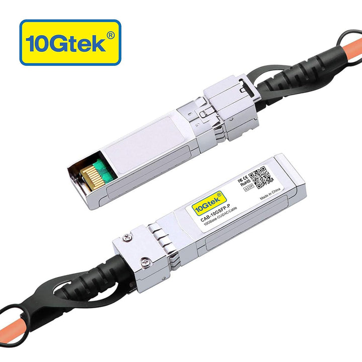 [Orange] Farbiges 10G SFP+ DAC-Kabel – Twinax-SFP-Kabel für Ubiquiti UniFi-Geräte, 0,3 m 0.3m orange