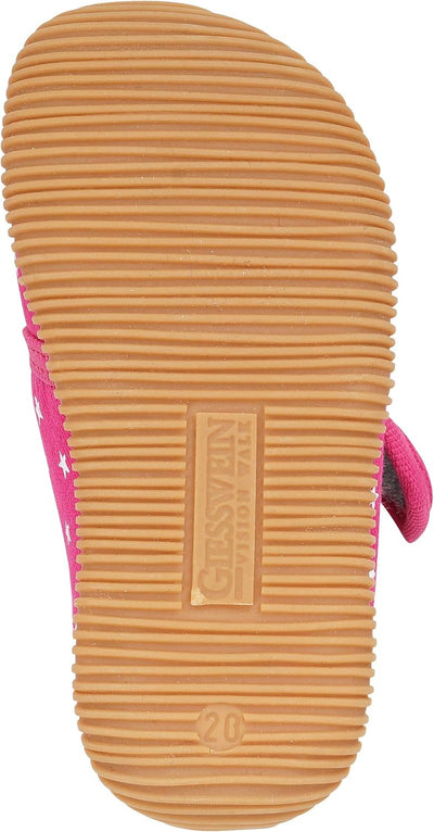 GIESSWEIN Kinderhausschuhe Salsach - Slim Fit Pantoffeln mit Funkelsternenmuster, Hausschuhe mit Kle