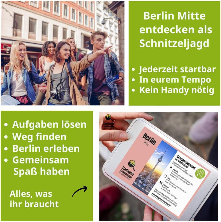 Schnitzeljagd Berlin Mitte: Stadtspiel Berlin als Schnitzeljagd für Familien, Klassenfahrten oder Te